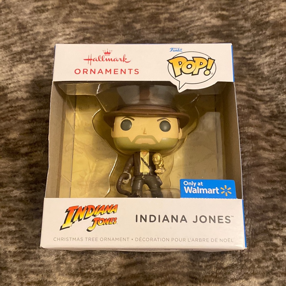 Indiana‎ Jones Pop Funko Ornament Hallmark Christmas Decoration